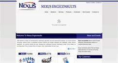 Desktop Screenshot of nex-india.com