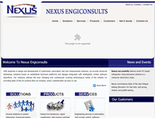 Tablet Screenshot of nex-india.com